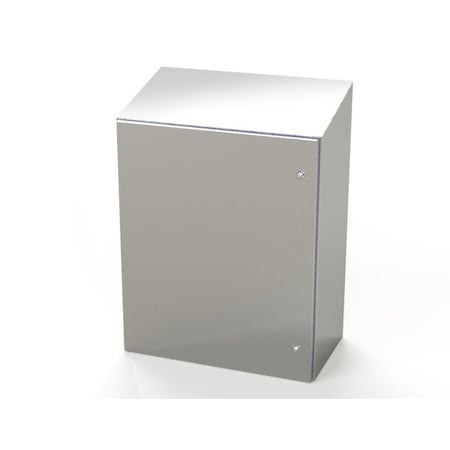 Saginaw Control & Engineering 1/4 Turn Latch Electrical Enclosures, 36 in H, 16 in D, 30 in W, NEMA 3R, 4, 4X, 12, 13 SCE-36K3016SSST